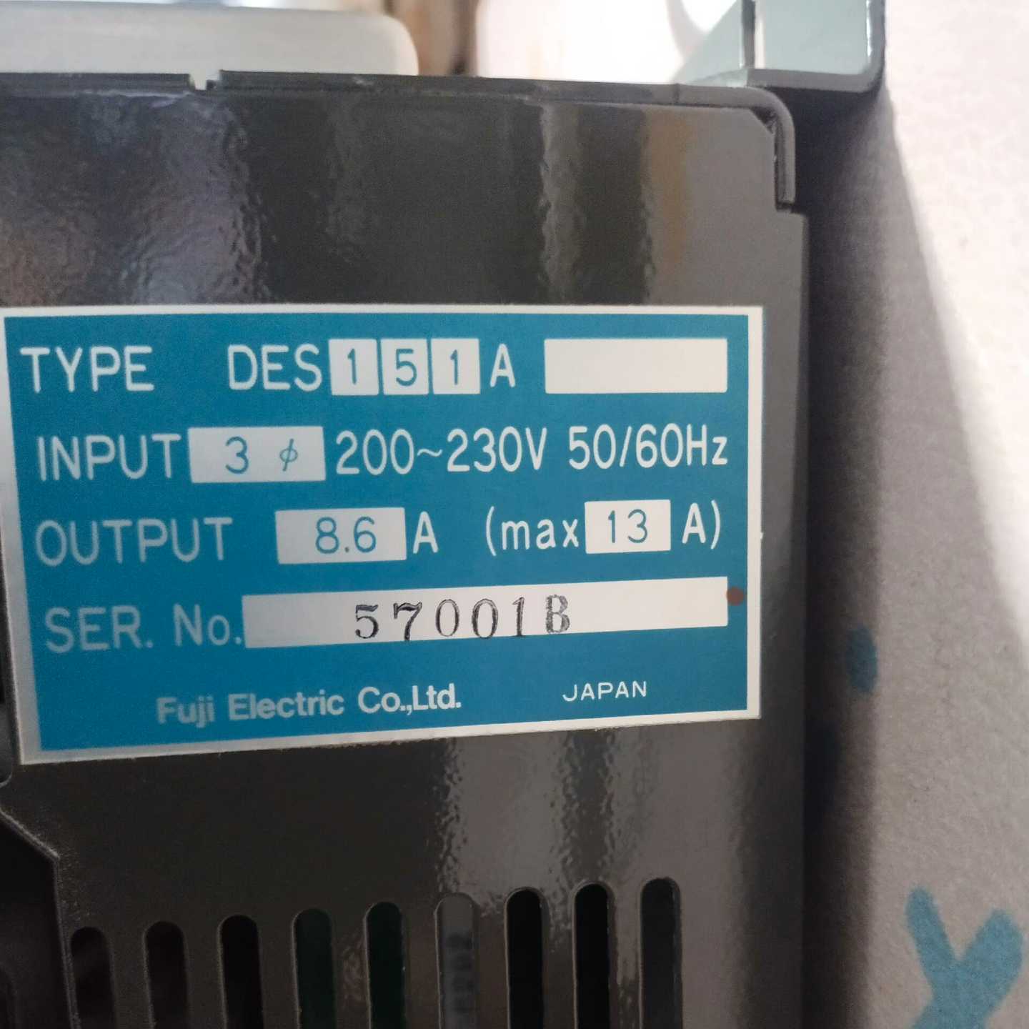 议价拆机原装进口日本富士伺服驱动器，型号DES151A1.5K