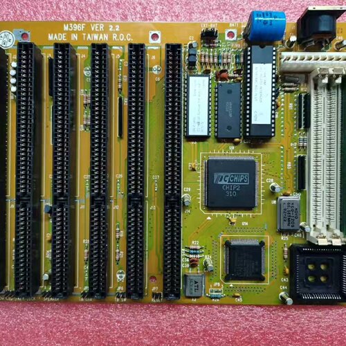 询-成色新286主板自带CPU內存条带6个ISA槽工业设备用