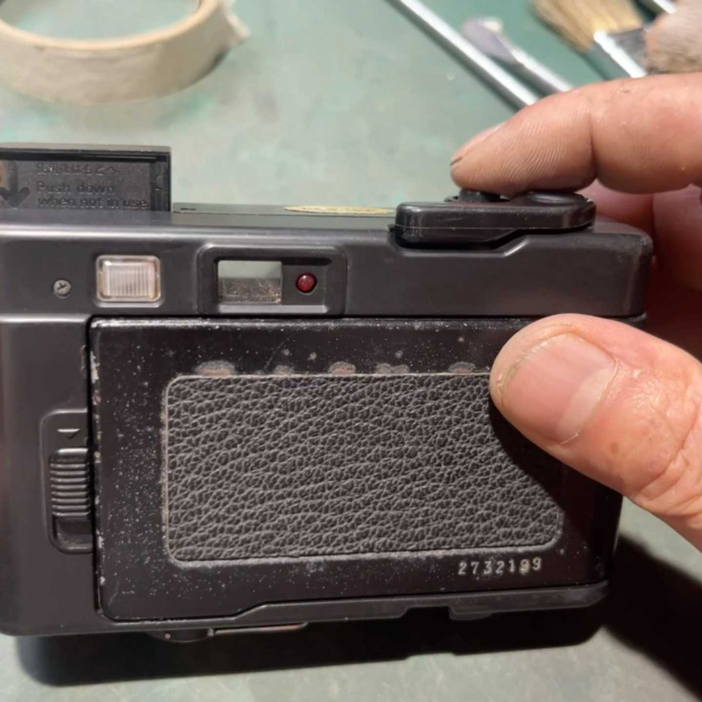 Konica柯尼卡-POP胶卷相机。二手，品相如图，能通电，-询价客服