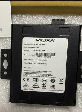 MOXA全新MOXA MGate MB3280CN V131 MODBUSTRU转TCP网关