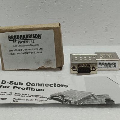 BradHarrison PA9D0142 IDC Profibus DSub Diagnostic Connector