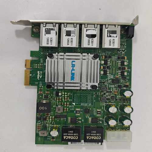 型号LREC9724HT-POE原装联瑞网卡4口POE-议价
