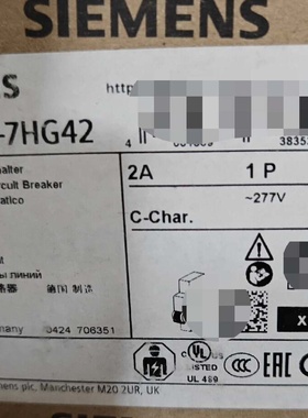 西门子小型断路器5SJ41027HG42-议价