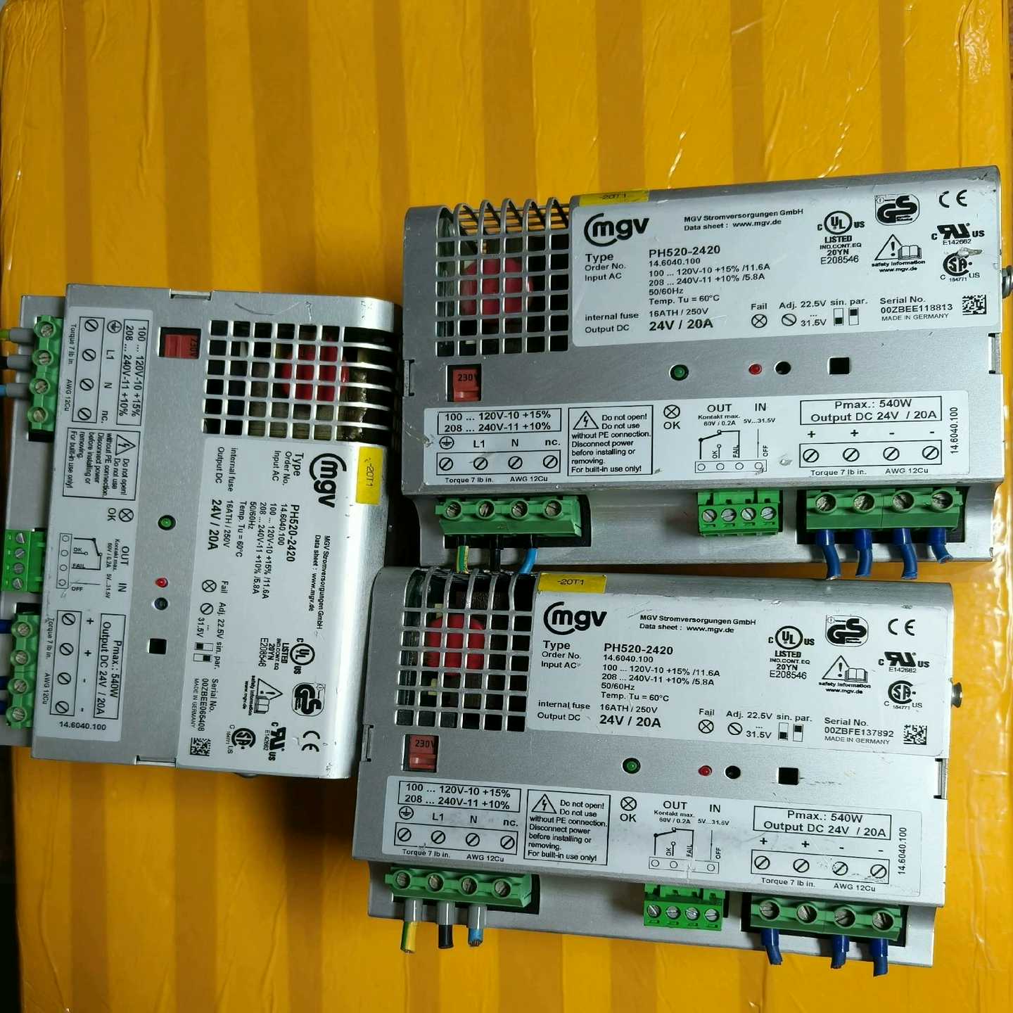 议价~MGV德国进口电源PH520-2420  24V 20A 导