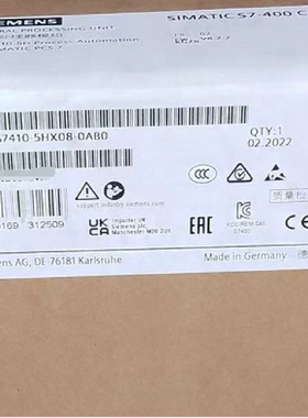 议价西门子 6ES7410-5HX08-0AB0 全新原装现货 用於同步模块