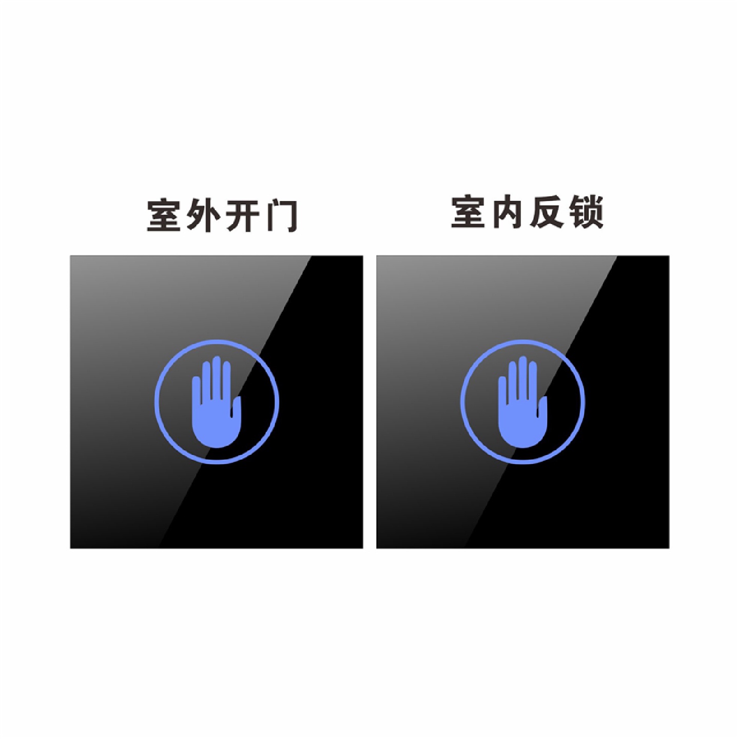非触摸传感器，防锁，特殊场所，母婴室，残疾人浴室，金属边缘门