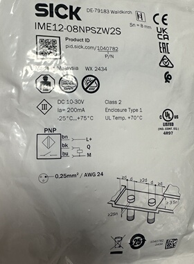 寻《SICK接近开关1040782IME1208NPSZW2