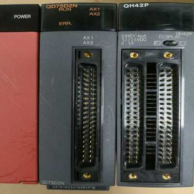 议价三菱QD75D2N，轴控模块，功能包好，成色如图。99新，功