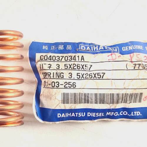 Spring 3.5x26x57 C040370341A For Daihatsu PS26H Engine Genui