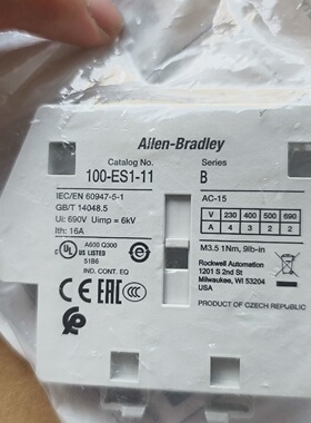 议价New Rockwell Ab Auxiliary Contact 100Es111 nuine Origina