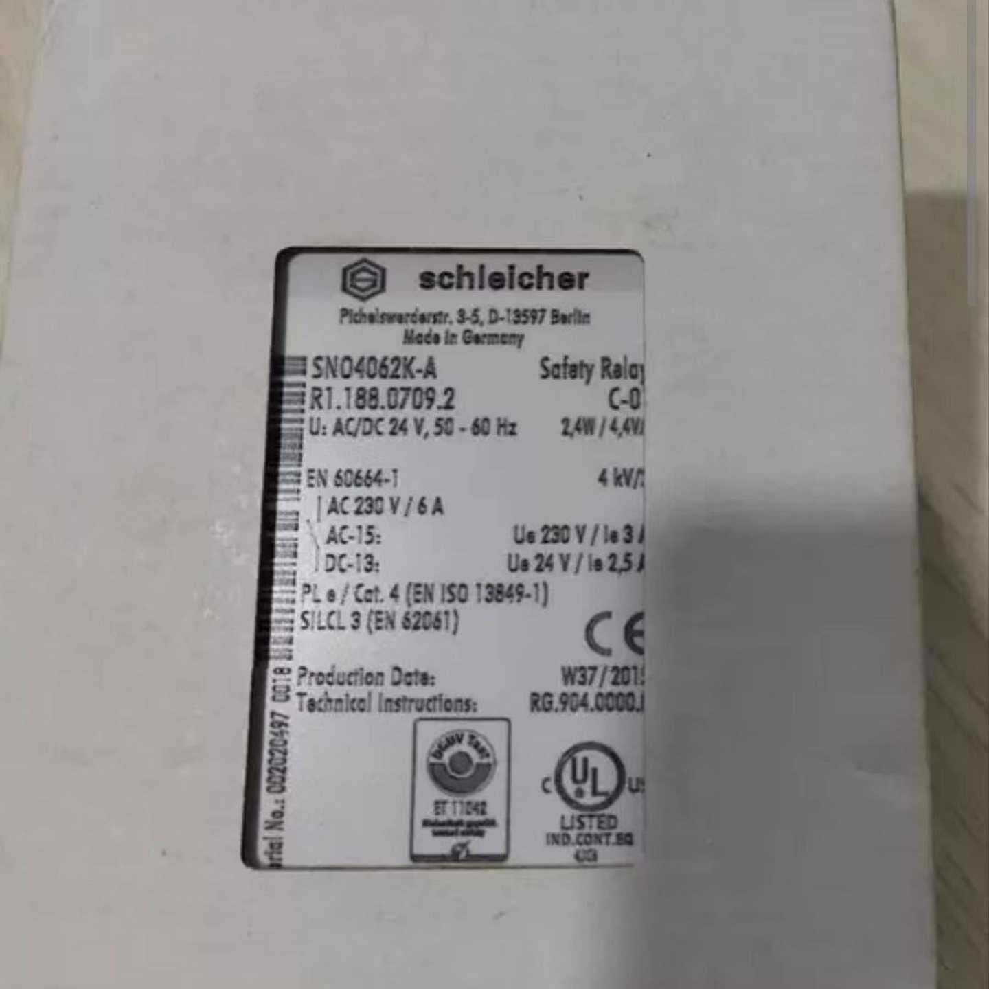 (询价)德国威朗WIELAND 安全继电器SNO 4083KM-A