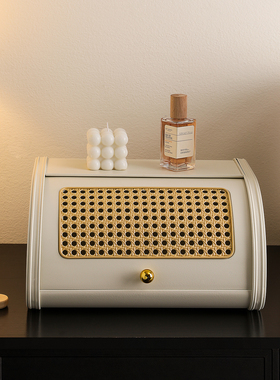 中古风入户玄关钥匙收纳摆件家居客厅餐柜置物架桌面杂物整理盒