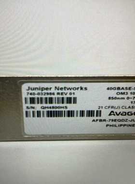 Juniper40G光模块40GBASE-SR474询价