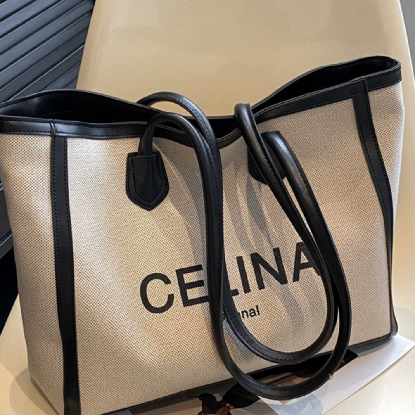 大容量包包女士2025新款秋冬季百搭单肩帆布包爆款托特包通勤大包