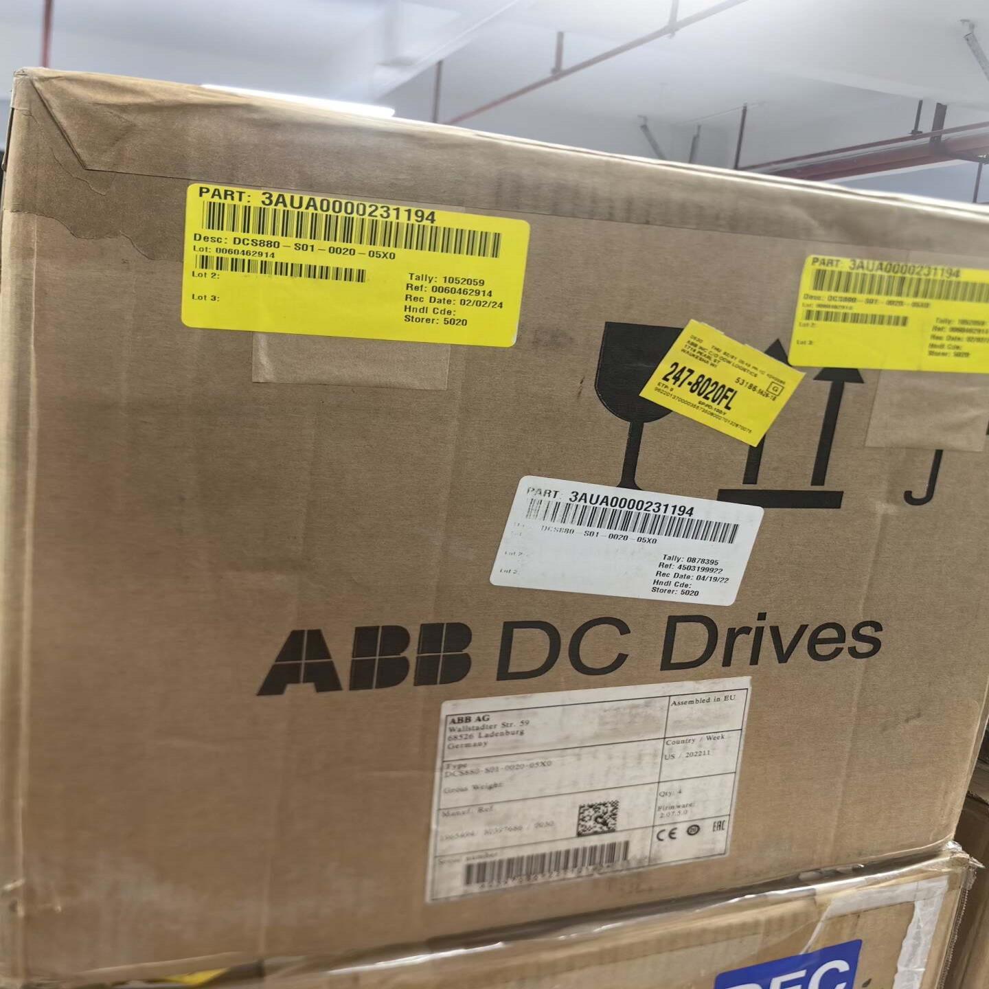 【请询价】ABB直流调速器DCS880-S01-0020-05X0原