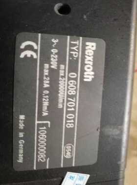 配件REXROTH 电机0608701018 拆机件议价