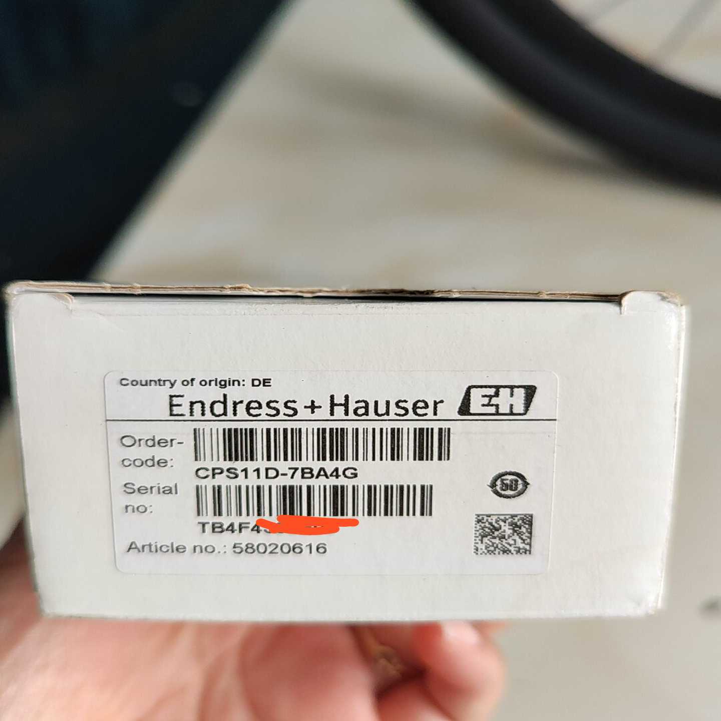 询价德国EH恩德斯豪斯PH电极，型号CPS11D-7BA4G，