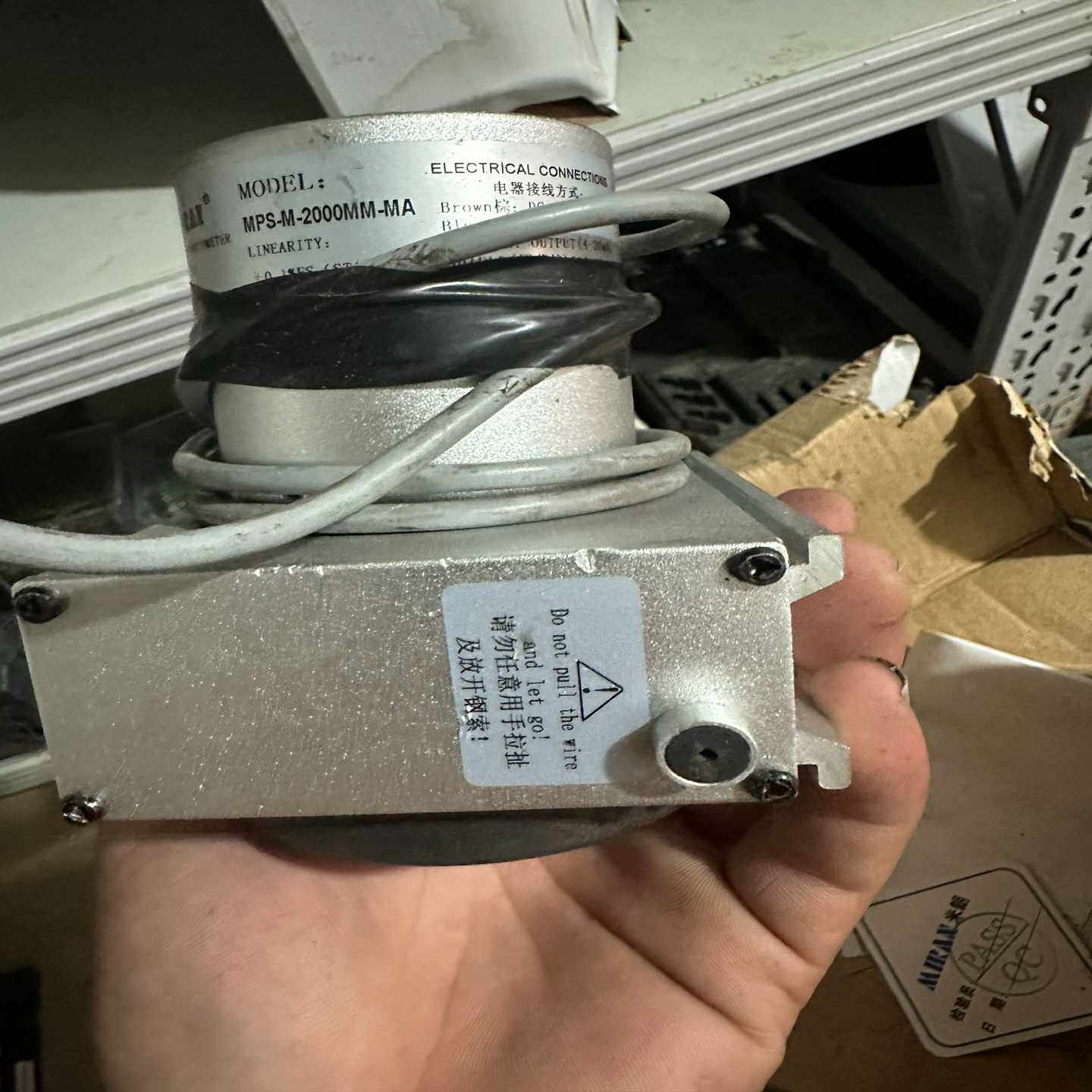 米朗位移传感器MPS-M-2000MM-MA2个询价