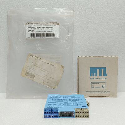 MTL MTL5018 TWOCHANNEL SWITCHPROXIMITY DETECTOR INTERFACE NE