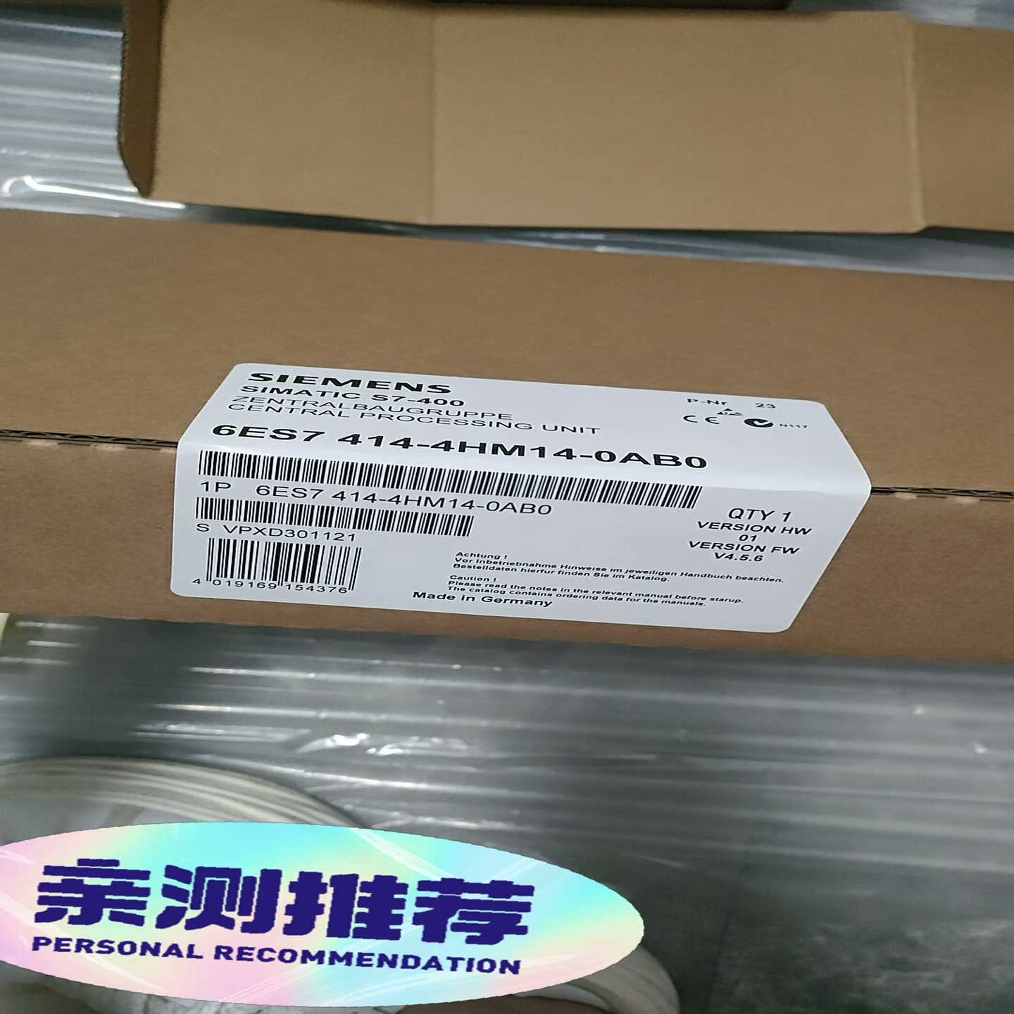 6ES7414-4HM14-0AB0现货实拍,几乎全新、--议价商品