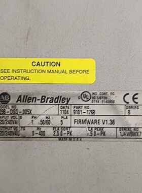 AB罗克韦尔控制器2098DSD005X