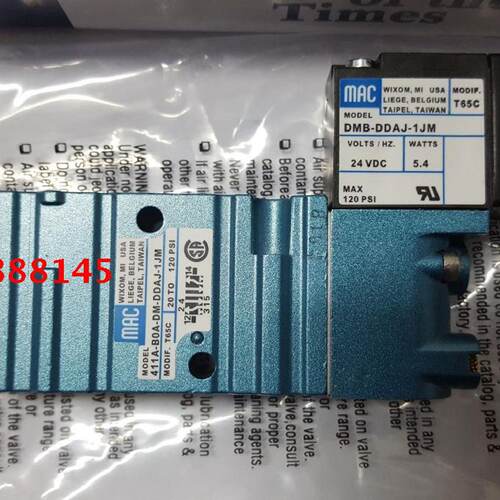 供应MAC电磁阀411A-BO1-DM-DDAJ-1JM T65C 或 411A-B01-DM-DDAJ-1