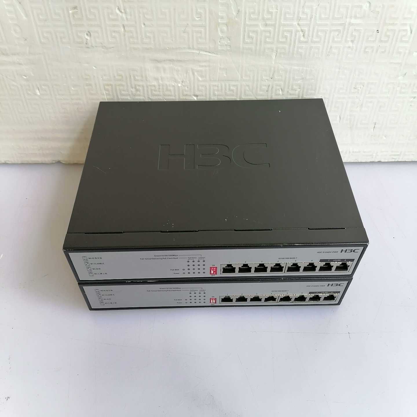 询价二手H3CS1208V-PWR8口全千兆POE交换机图片