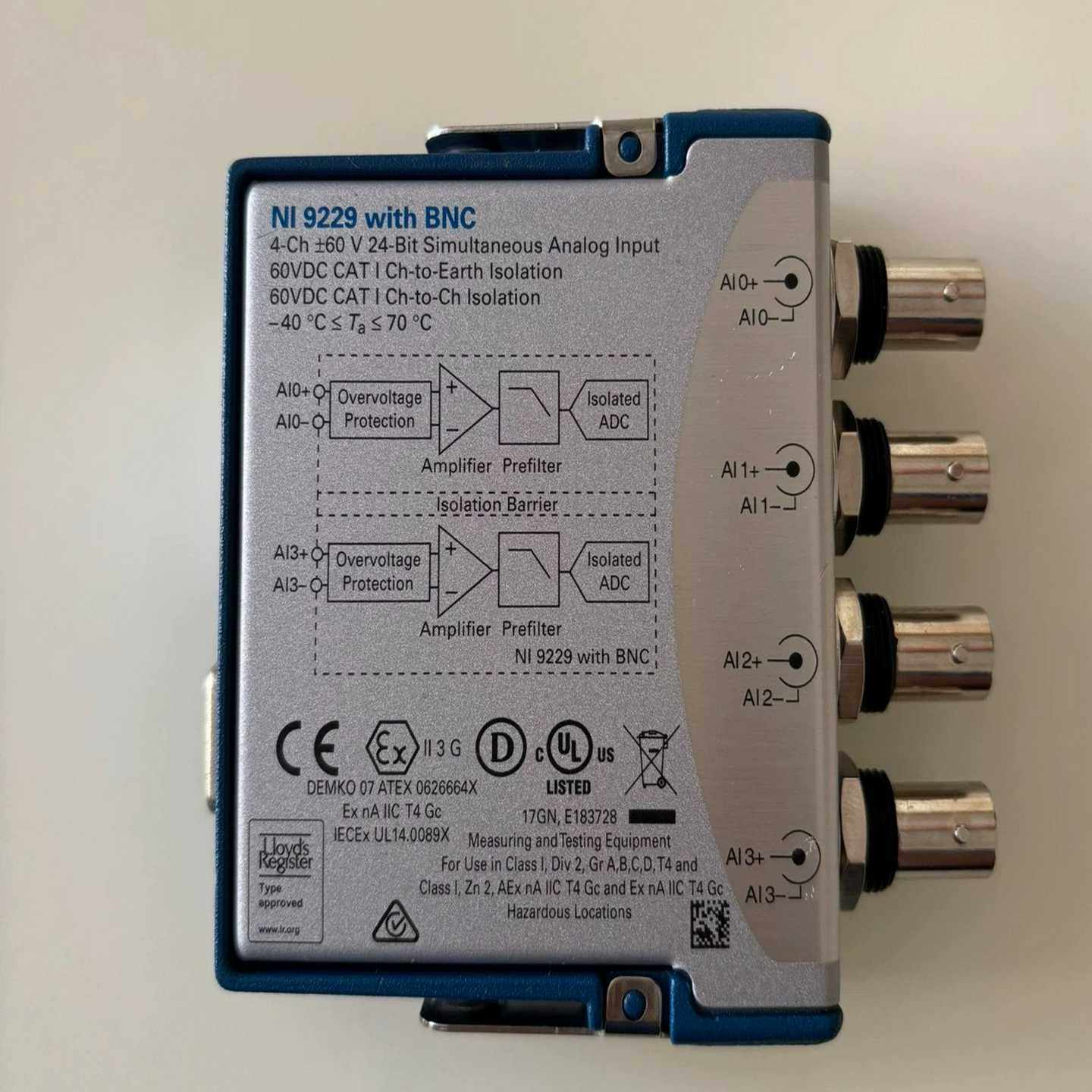 原装NI-9229数据采集卡，4通道BNC接口，24位2,3C数码配件,隔离器/耦合器,淘宝优惠券,粉丝福利购,淘宝优惠卷