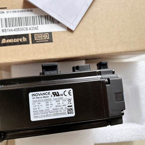 询价汇川400W伺服马达MS1H440B30CBA334Z驱动器SV660PS2R8I