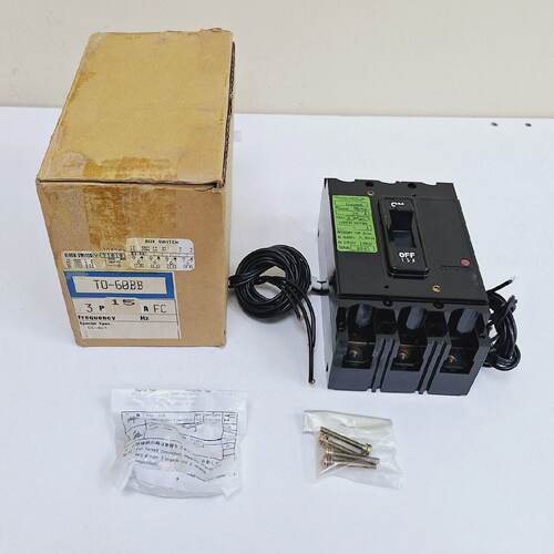 Terasaki TO60BB  15A Circuit Breaker 3 Poles 660V AC 250V DC