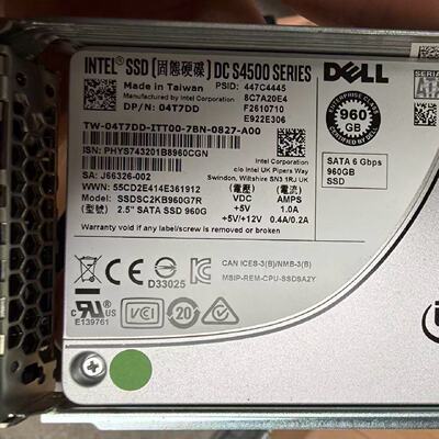 Intel S4500 960GB 2.5寸SATA企业级固-询价