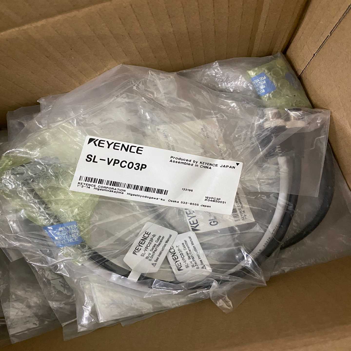 SL-VPC03P一包里面是一对，基恩士传感器线缆，基恩询价
