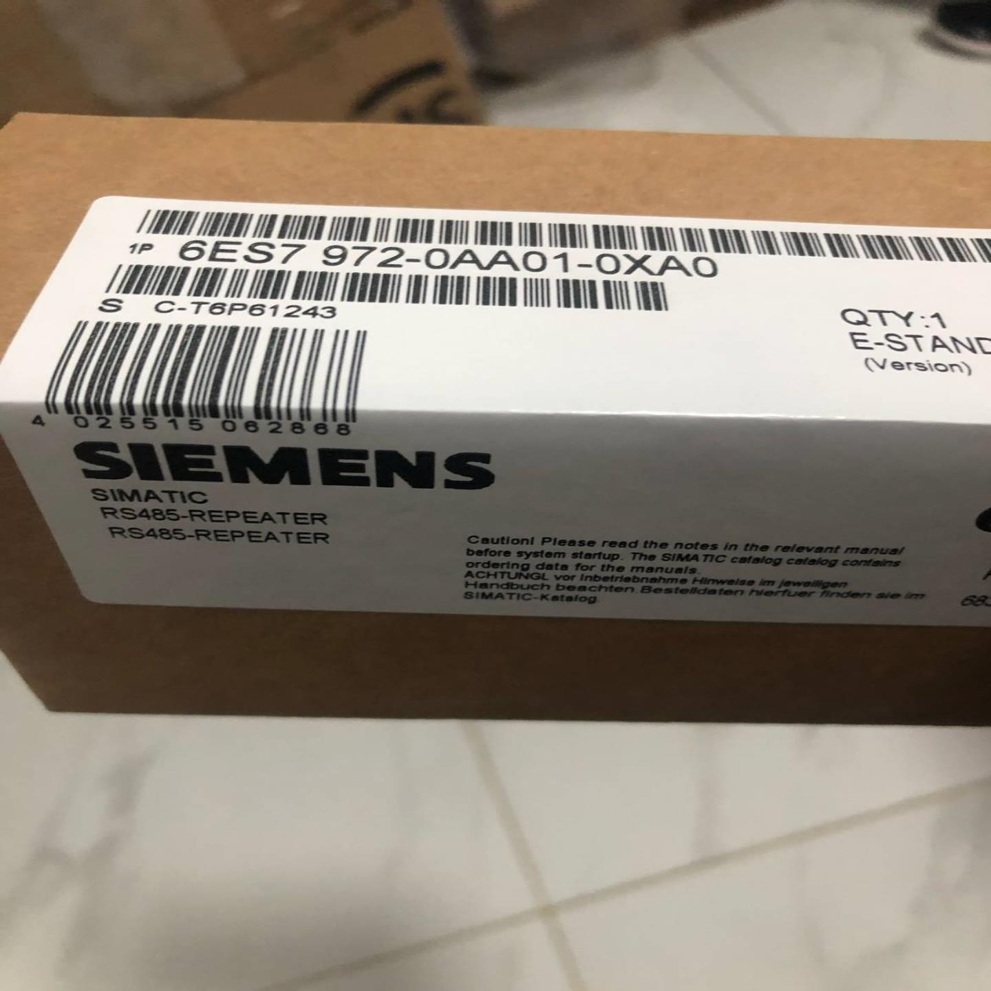 配件西门子6ES7 972-0AA01-0XA0 RS485中继器 6ES7972-0AA01-议价