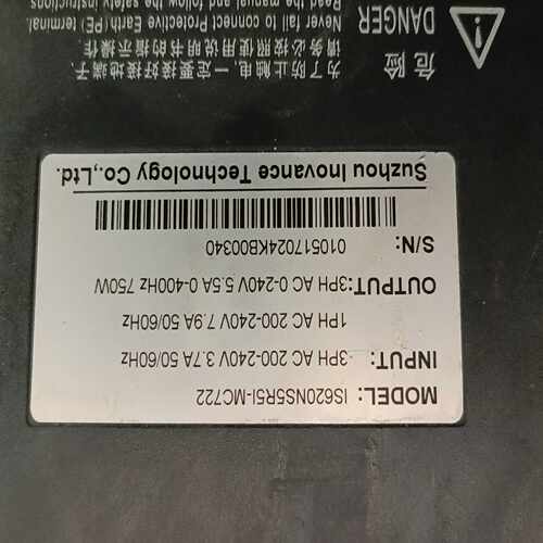 咨询-伺服控制器。IS620NS5R5I-MC722750
