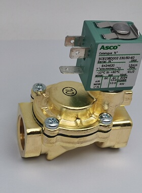 议价SCE238D002-2位2通1/2寸 238系列美国ASCO电磁阀现货