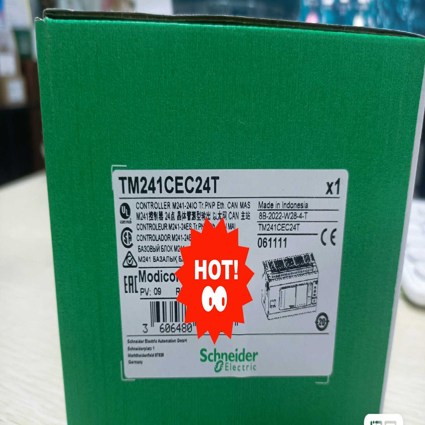 议价施耐德TM241CEC24TMY241控制器24点晶体现货/维修