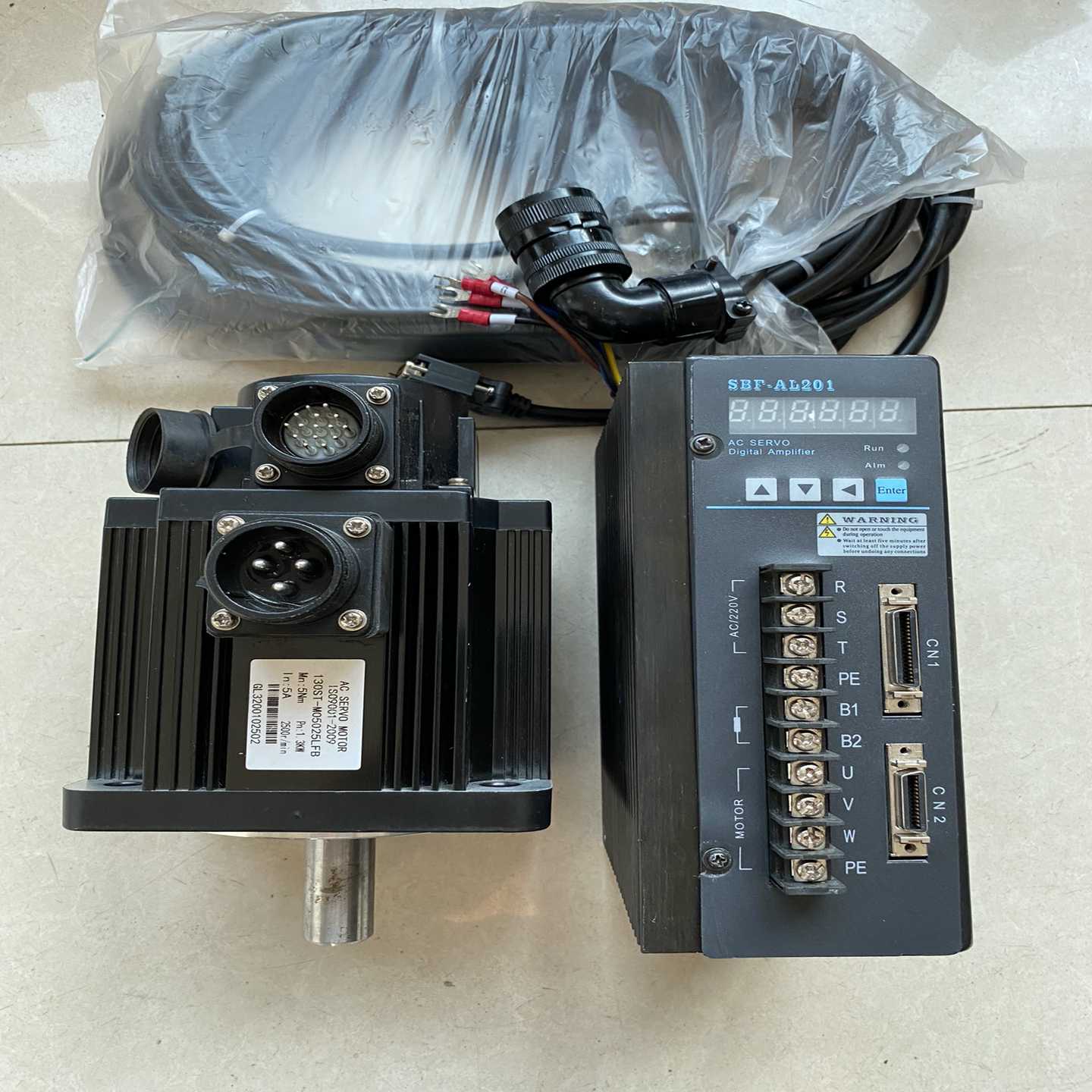 售前询价议价13KW华大SBF-AL201伺服套装无维修功能完好测