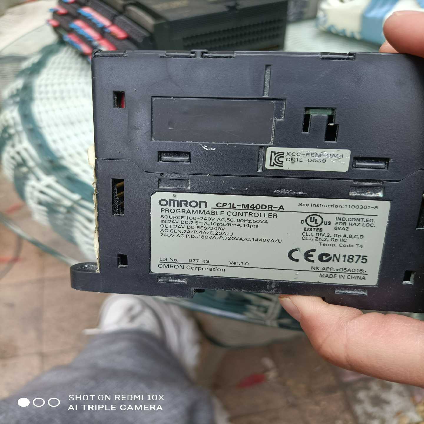 议价欧姆龙PLCCP1L-M40DR-A（1个）现货/维修