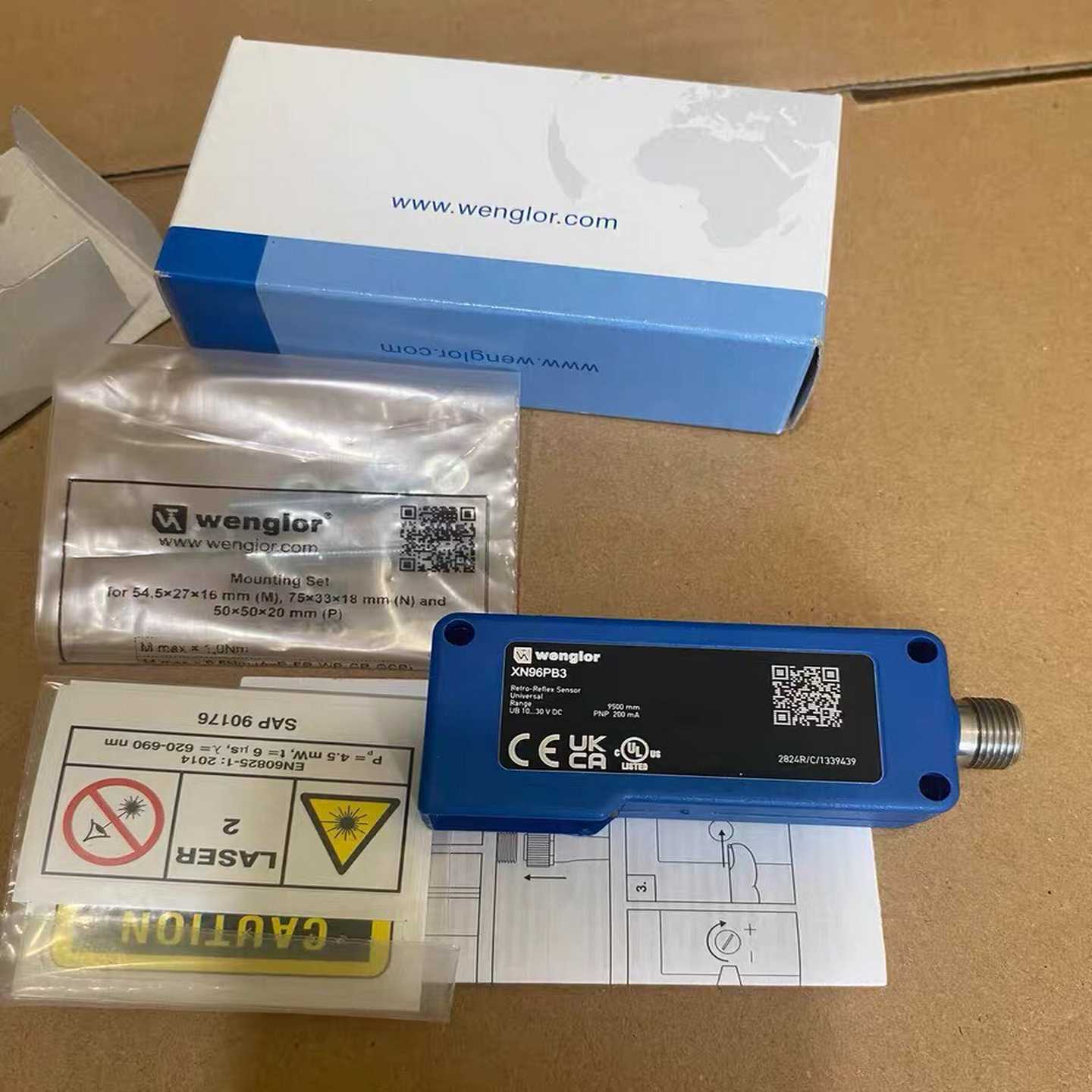 威格勒反射光电传感器，型号XN96PB3，--议价商品