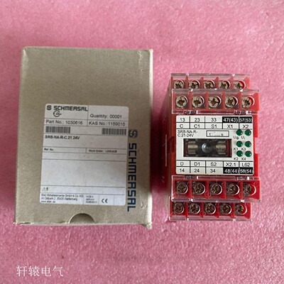 配件全新原装正品施迈赛SCHMERSAL安全继电器SRBNARC.2124V议价