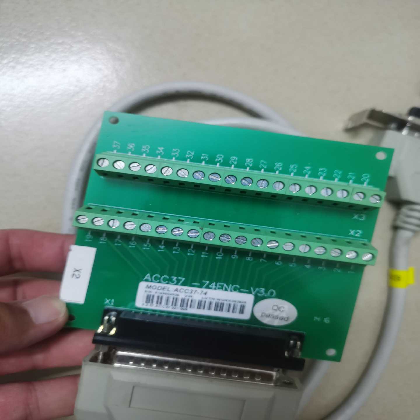 询价~雷赛ACC37-74ENC接线板-io板 X2扩展线