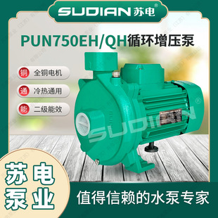 750EH地暖循环泵苏电泵业SUDIAN太阳空气能自动冷热水增压 PUN