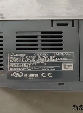三菱变频器FR-D720S-075K-CHT单相220V议价商品