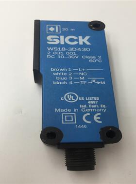 SICK原装传感器WS18-3D430 功能完好 现货