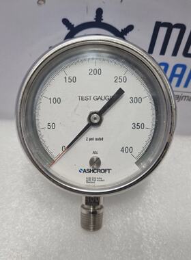 ASHCROFT ADJ Test Gauge 2psi subd 0400