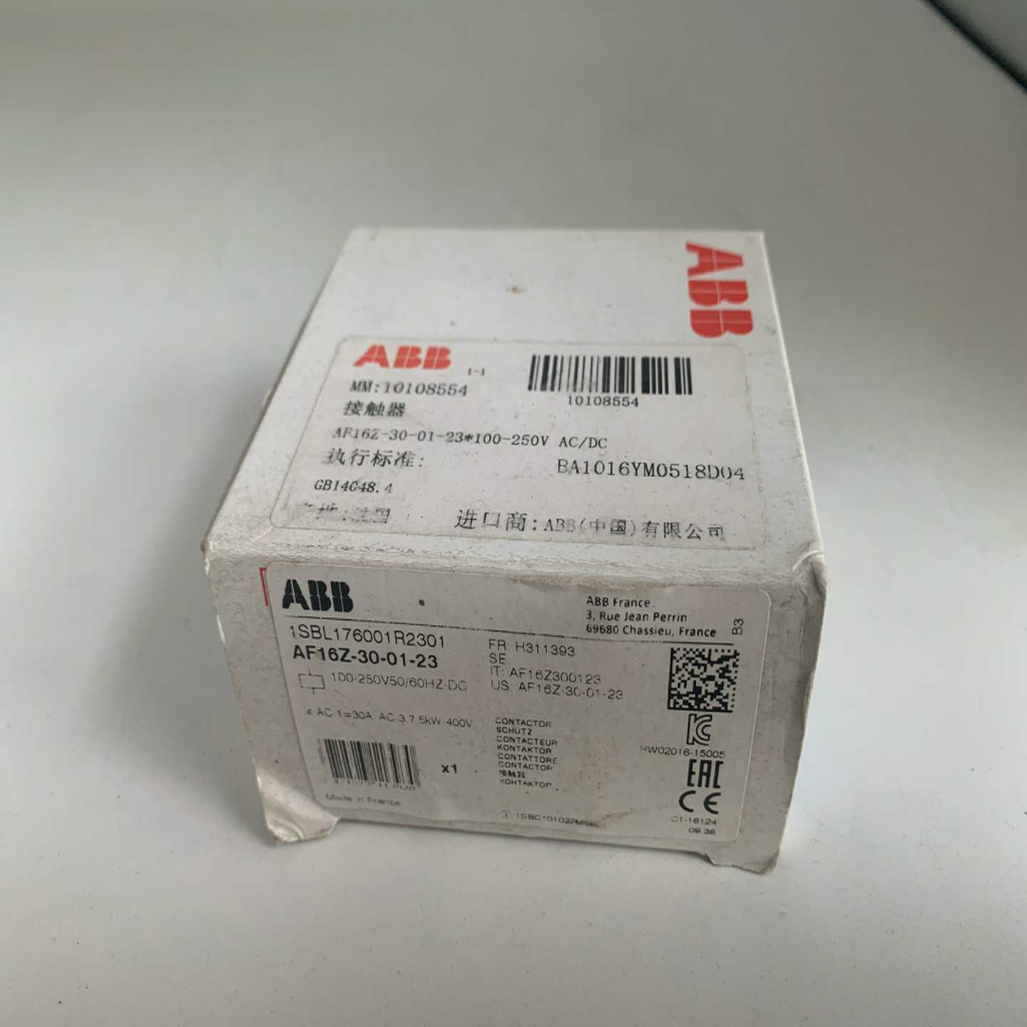 老库存 ABB接触器 AF16z-30-01-23~询价