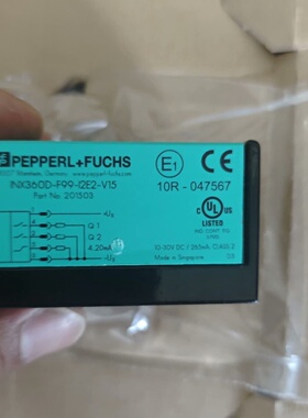 议价INX360D-F99-I2E2-V15倍加福倾角接近开关传感器 货号201503