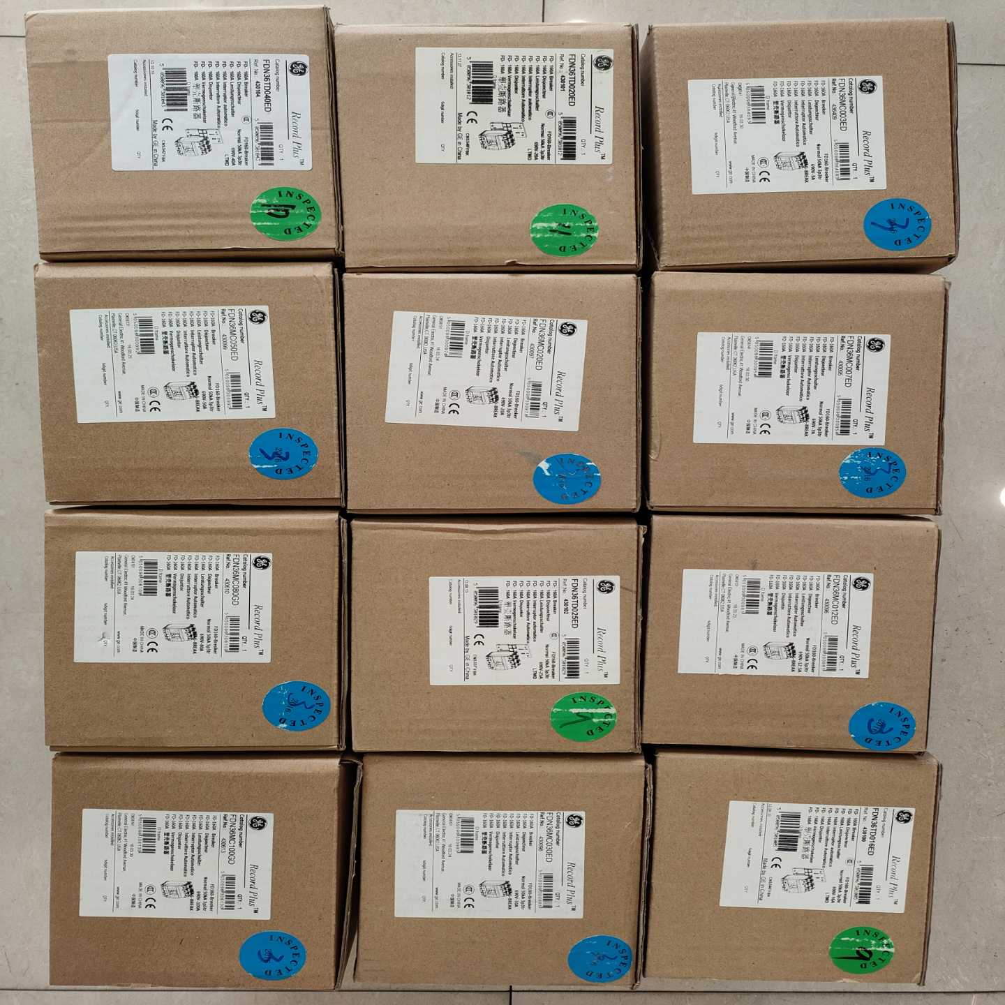 全新GE通用FD160塑壳断路器，型号FDN36MC003E--议价商品