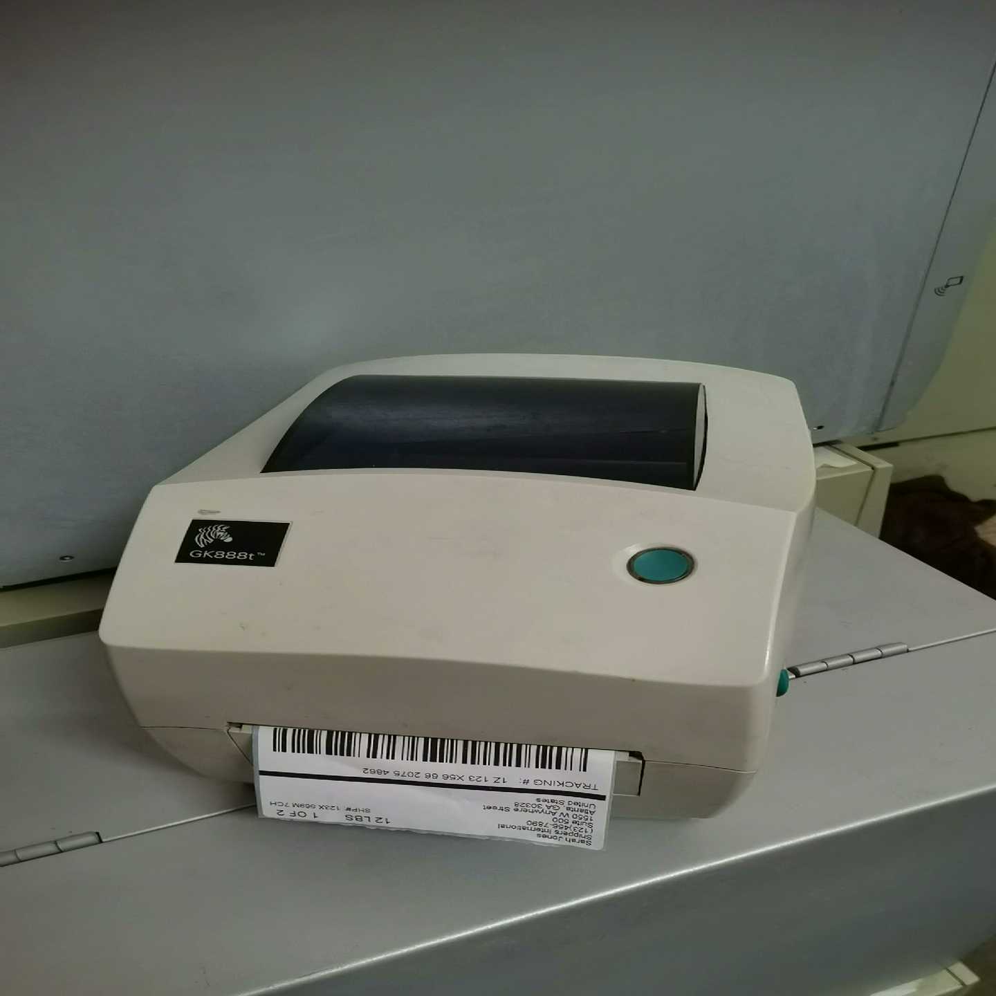 斑马gk888t/gk888cn热敏/热转印标签机 网口并口