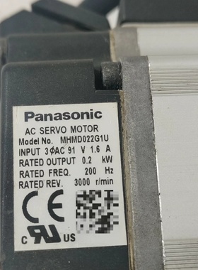 200WMHMD022G1U伺服电机图上一台实物坏的